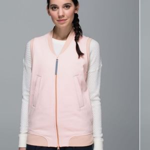 Lululemon Departure Vest in Parfait Pink / Naked / Naked